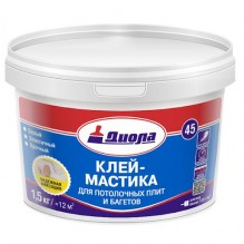 Клей-мастика д/пот плит Д-45 1.5кг ДИОЛА