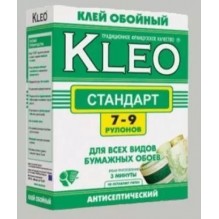 Клей обойный KLEO Стандарт антисепт 120гр 5-6 рул