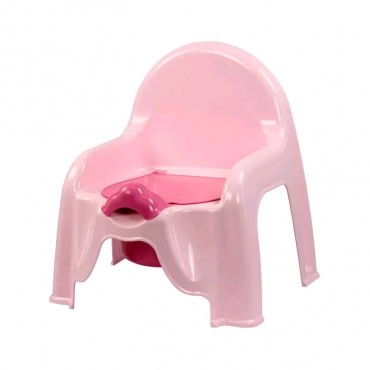 Стул детский туалетный розовый (М1528)