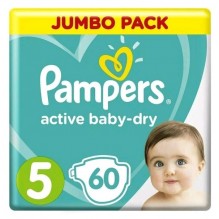 Подгузники PAMPERS Active Baby-Dry Junior 11-16кг 60шт  