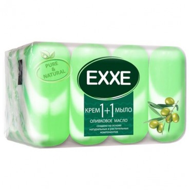 Мыло EXXE 4*90гр Зеленый чай/Оливковое масло