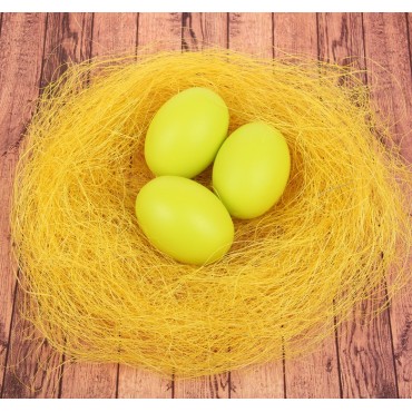 Набор яиц для декорирования 3шт в гнезде желт 2794022