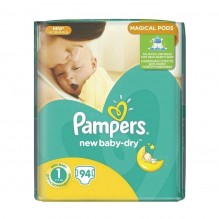 *Подгузники PAMPERS New Baby-Dry Newborn 2-5кг 94шт 