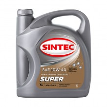 Масло моторное SINTEC Супер SAE 10W-40 API SG/CD 5л п/синт