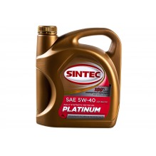 Масло моторное SINTEC Платинум SAE 5W-40 API SN/CF 4.0л синт пласт