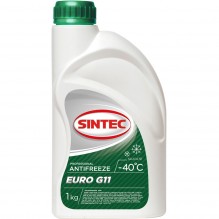 Sintec ANTIFREEZE EURO -40С G11 1.0кг зеленый