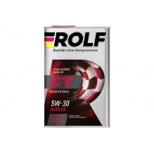 Масло моторное ROLF GT SAE 5W-30 API SN/CF 4л синт жесть