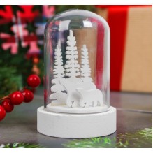 Новогодний сувенир с подсветкой Зимние мишки 3588736