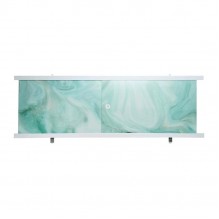 Экран для ванны КВАРТ Зеленый мрамор 1.48м