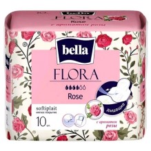 Прокладки Белла 10шт FLORA Rose 10-096