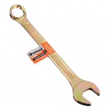 Ключ ЕРМАК рожково-накидной 22мм желтый цинк 736-065