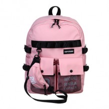 Рюкзак подростковый, розовый 254-727