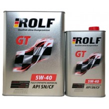 Масло моторное ROLF GT 5W-40 SN/CF А3/В4 1л синт жесть
