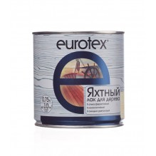 Лак яхтный EUROTEX полуматовый 0.75л
